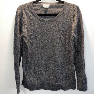 Women’s Old Navy Black & White Heather Sweater